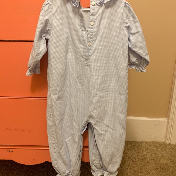 Gingham Flower Appliqué Jumper - Picture 2 of 3